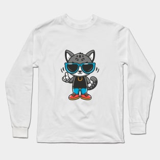 cool cat Long Sleeve T-Shirt